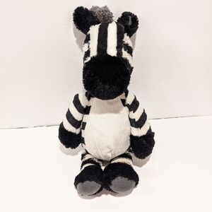 HALLMARK black and white zebra plush 18”